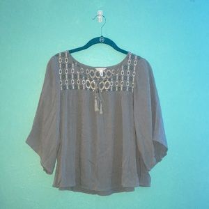 Aeropostale Blueish Gray Long Sleeve Top